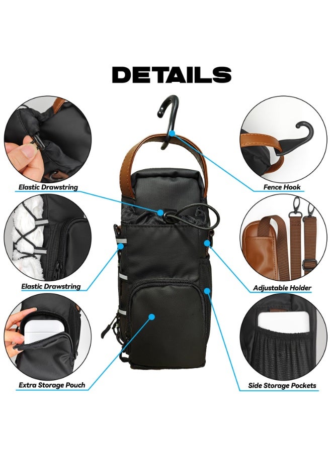 Magnetic Gym Bag, Water Bottle Holder Gym magnetic bag company, Magnetic Crossbody Gym Bag for Gym, Travel, Work and Sports - Image 5